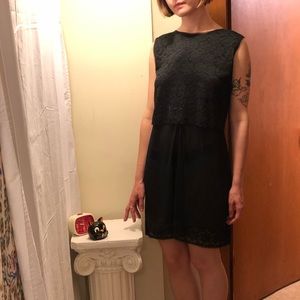 Vintage French Black Lingerie Slip